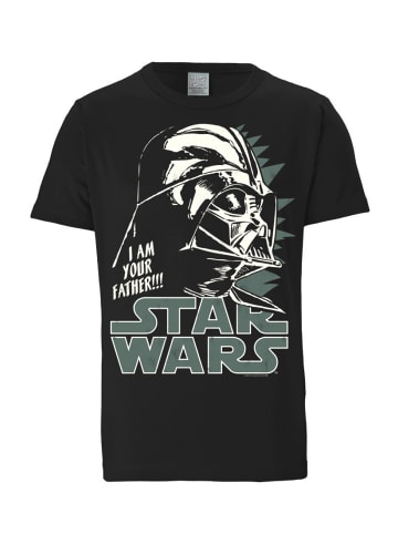 Logoshirt T-Shirt Darth Vader - Krieg der Sterne in schwarz