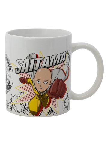 COFI 1453 One Punch Man Tasse 325ml Anime Keramikbecher im Geschenkset für Fans in Weiß