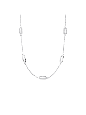 Lucardi 925 Silber Halskette  Oval