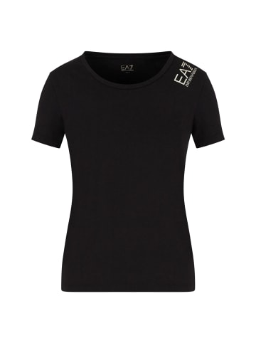 EA7 T-Shirt in schwarz