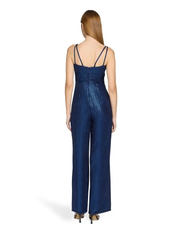 Vera Mont Jumpsuit mit Glanzeffekt in Dark Blue/Dark Blue