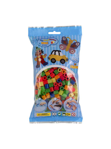 Hama Beutel mit 500 Maxi-Bügelperlen neon - ab 3 Jahren