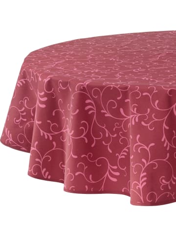 Erwin Müller Baumwollmischung Tischdecke Essen in burgund