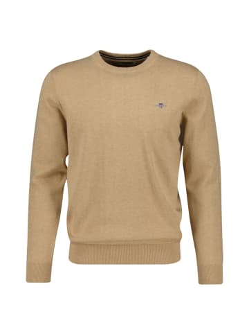 Gant Strickpullover in Khaki Melange