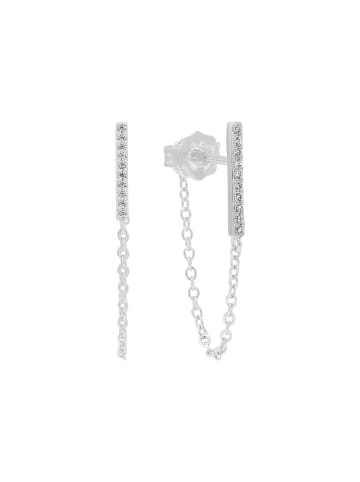 Amor Ohrstecker Silber 925, rhodiniert in Silber