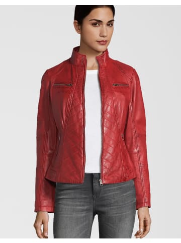 7eleven Lederjacke RENATE in rot