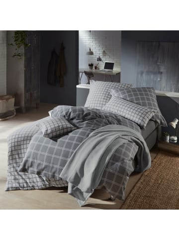 Erwin Müller Edel Flanell Wendebettwäsche in grau