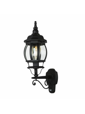 Licht-Erlebnisse Außen Wandlampe (B)15.5 x (H)54 cm in Schwarz
