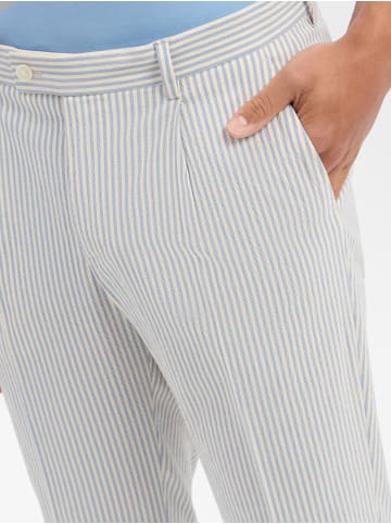Finshley & Harding London Anzughose Hudson in hellblau ecru - 0001