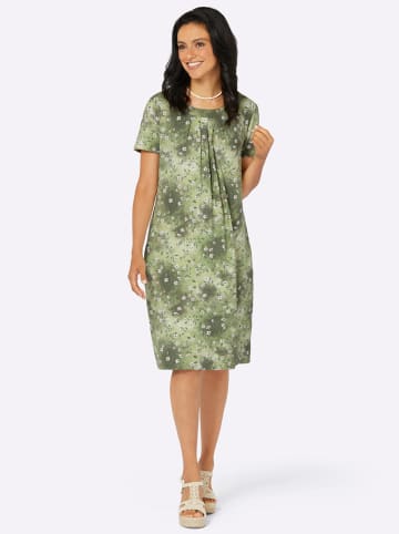 WITT WEIDEN Jerseykleid in khaki-bedruckt