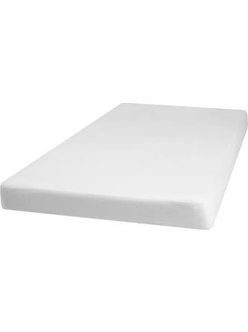 Playshoes Molton-Spannbettlaken 60x120 cm in weiß