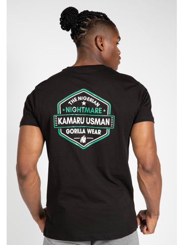 Gorilla Wear T-shirt - Kamaru Usman - Schwarz