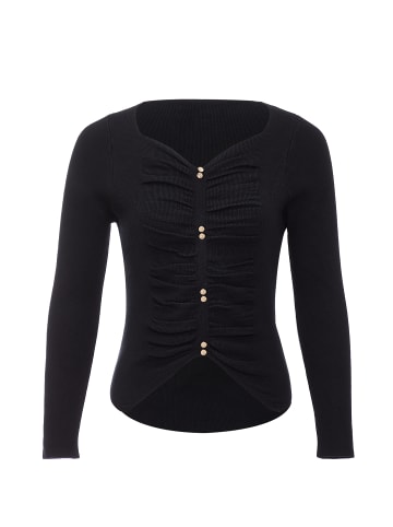 leo selection Damen Strickpullover in Schwarz