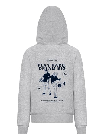 F4NT4STIC Hoodie Play Hard Dream Big Goal Getters Edition in grau meliert
