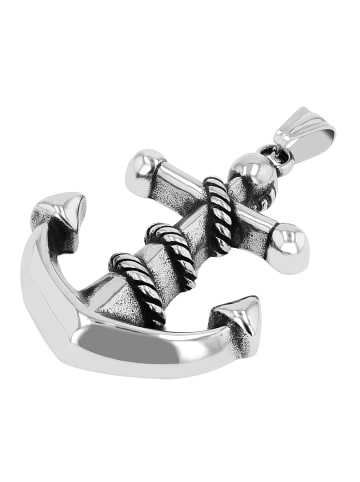 Adeliás Herren Anhänger aus Edelstahl in silber