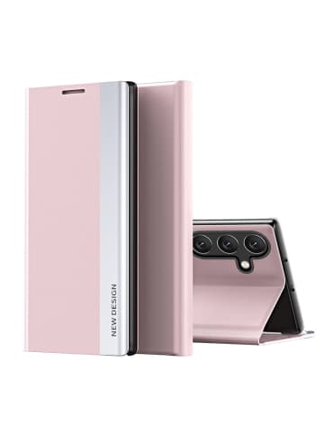 COFI 1453 Sleep Case Flip Cover Handyhülle mit Klappverschluss kompatibel mit in Rosa