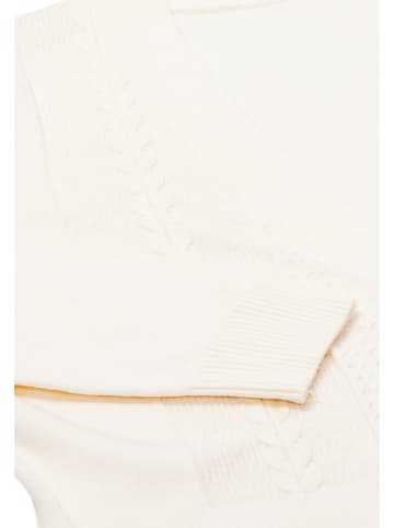 ALARY Damen Cardigan in Wollweiss