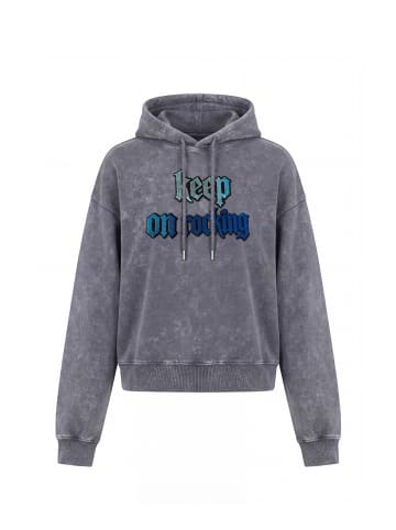 myMo ROCKS Women Hoodie in Grey