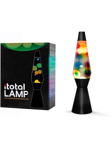 i-Total Lavalampe Magie Einzigartiges für Ihr Zuhause Transparent Regenbogen Spaceship
