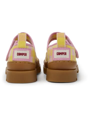 Camper Ballerinas " Brutus " in Gelb / Rosa