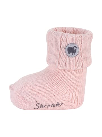 Sterntaler Baby-Socken Wolle in zartrosa