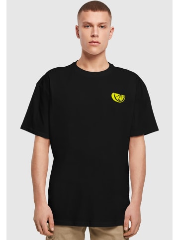 Merchcode Merchcode Wording - Lemon Heavy Oversize Tee in black