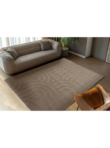 Kayoom Teppich Cosmic 526 in taupe - rechteckig