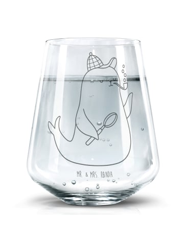 Mr. & Mrs. Panda Glas Robbe Sherlock ohne Spruch in Transparent