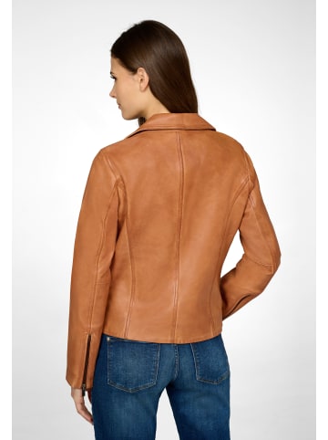 Ricano Damen Lederjacke Amelie in Cognac