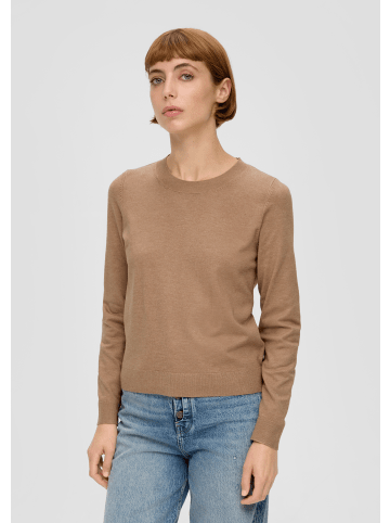 s.Oliver Strickpullover langarm in Braun