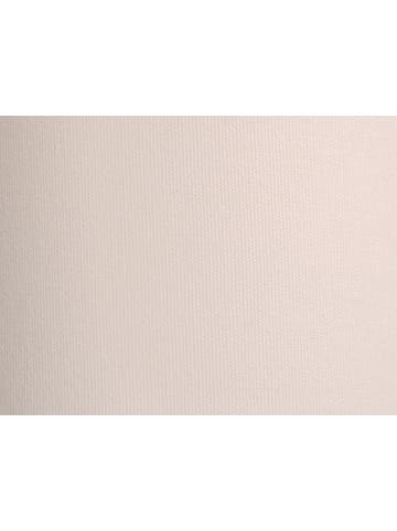 Leitmotiv Tischlampe ALMA mit keramischem Fuß in Beige, Ø 25 cm