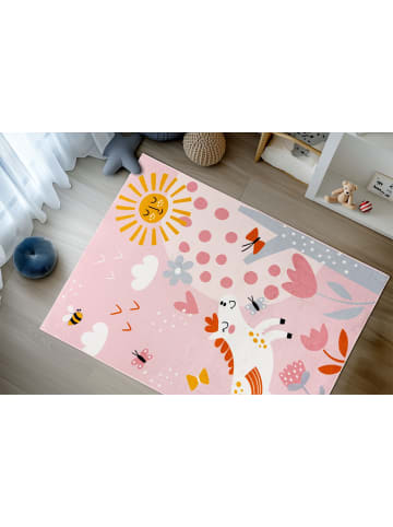 Vivorum Teppich Wonder 126 in rosa - rechteckig