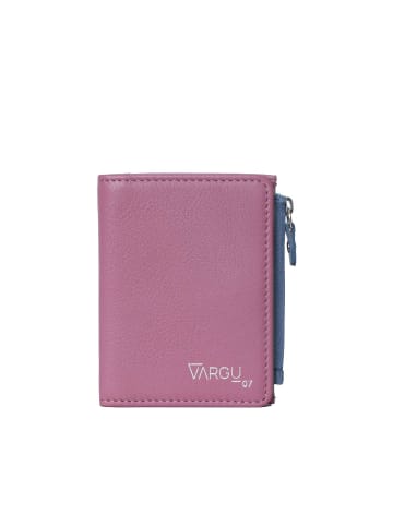 VARGU Echtleder Geldbörse SINE 1 in mauve - sage green