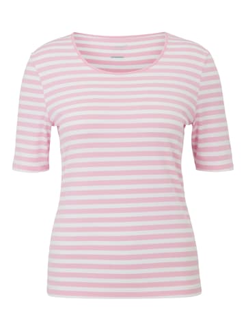 Joy Sportswear T-Shirt ALLISON in pink rose stripes