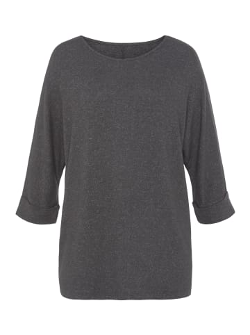 LASCANA 3/4-Arm-Shirt in anthrazit