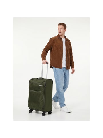 benzi 5825 4 Rollen Trolley M 67 cm mit Dehnfalte grün
