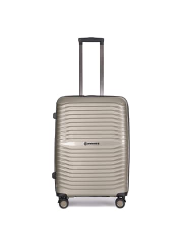Stratic Bright+ 4 Rollen Trolley M 66 cm mit Dehnfalte in champagne