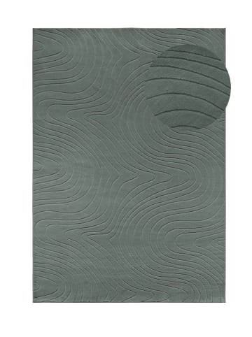 Tara Carpet Kurzflorteppich Homestyle Organic in Grün