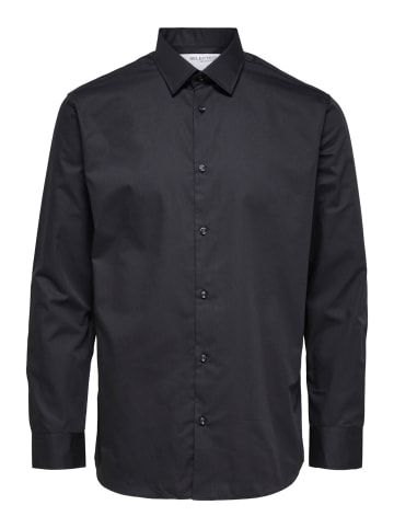 SELECTED HOMME Hemd SLHREGETHAN in Schwarz