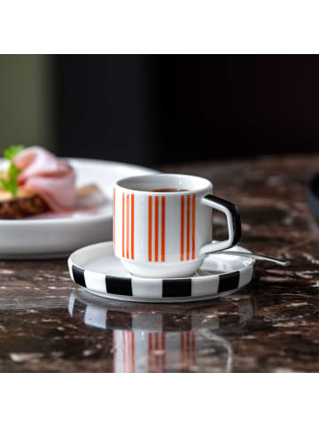 Villeroy & Boch Mokka-/Espressountertasse Memphis Collection in weiß
