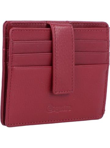 Esquire Oslo Kreditkartenetui RFID Leder 9,5 cm rot