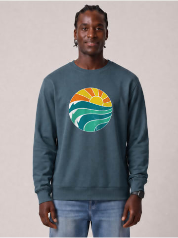 wat? Apparel Sweatshirt Summer Sun in Petrol