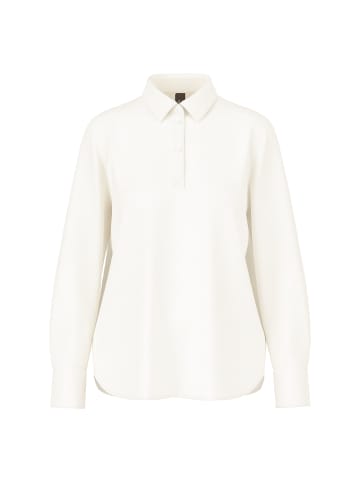 MARC CAIN SPORTS  Klassische Bluse mit sichtbarer Knopfleiste in Off-White