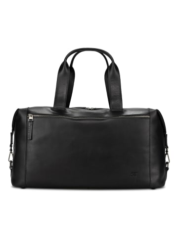 Jost Lund Weekender Reisetasche Leder 50 cm in schwarz