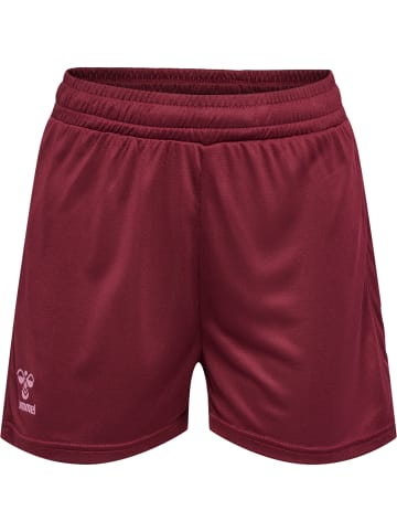 Hummel Hummel Shorts Hmlactive Multisport Damen Atmungsaktiv Feuchtigkeitsabsorbierenden in BURGUNDY