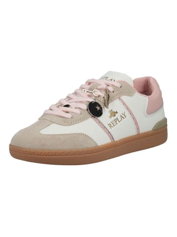 Replay Sneaker in Beige/Weiß