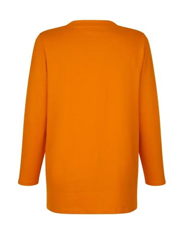 MIAMODA Sweatshirt in orange