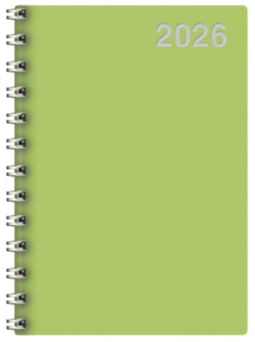 Korsch Kalender - Chef-Timer Spirale grün 2026