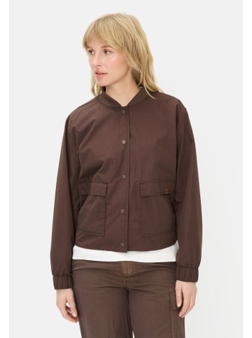 Camel Active Indoor Blazer mit Bomberkragen in Braun