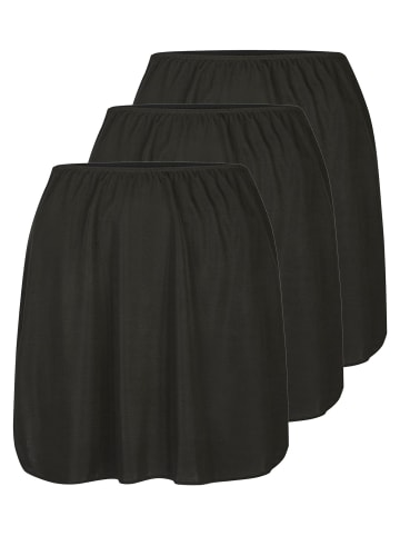 Nina von C. 3er Pack Halbrock Länge in schwarz